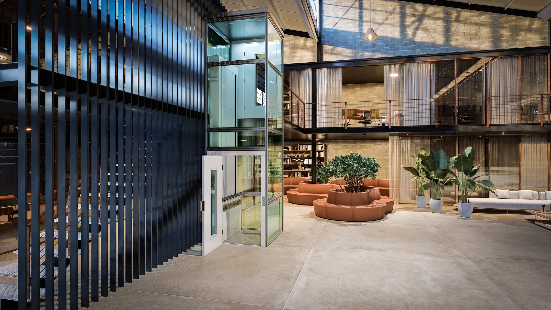 Projeto 19 — Interior comercial · Galpão
