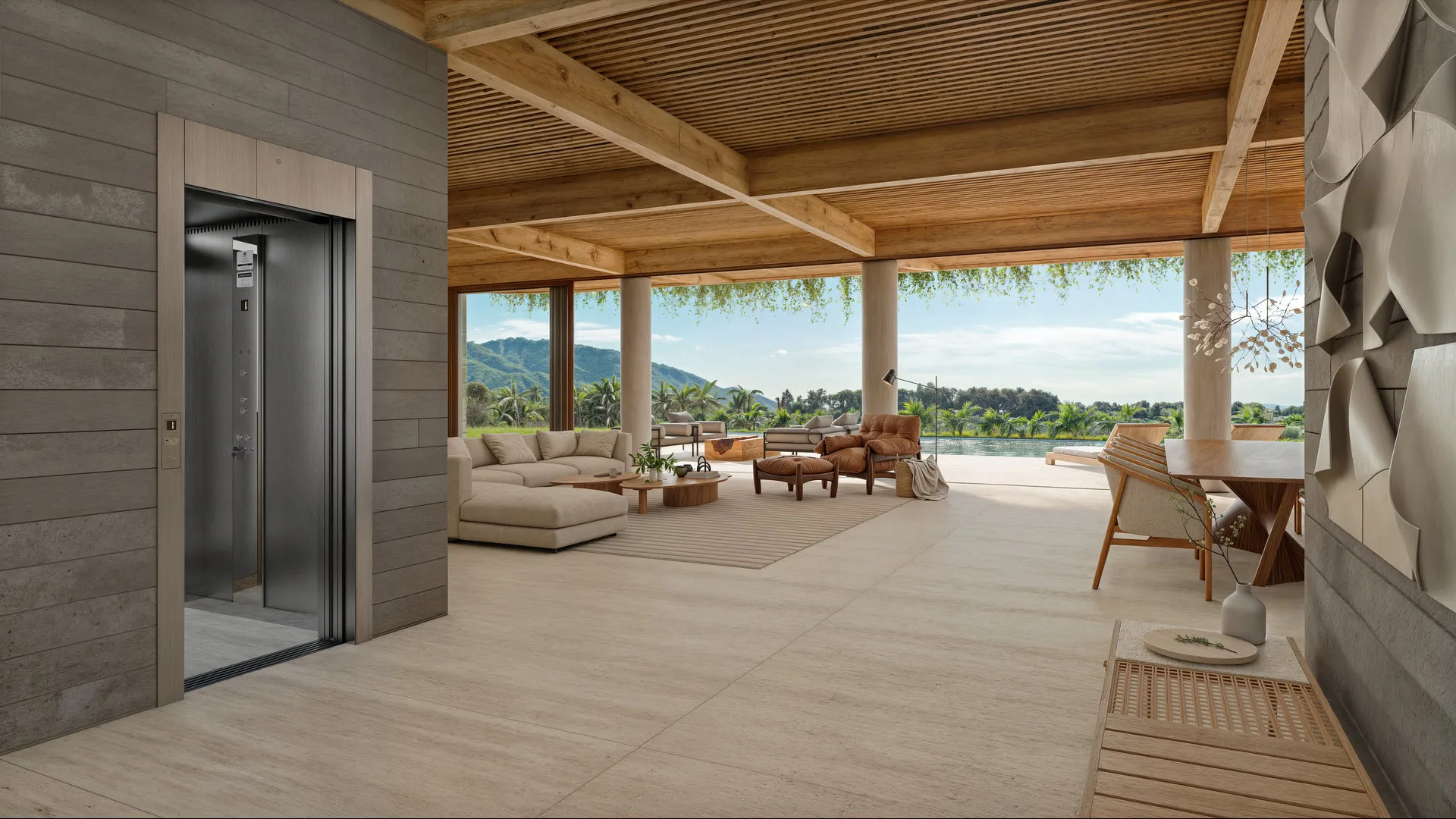 Projeto 05 — Casa com piscina (interno)